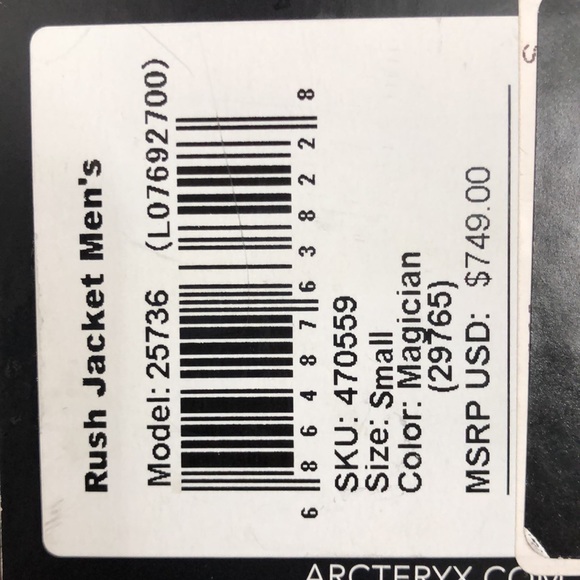 Arc’teryx Rush Jacket Ski/Snowboard Jacket - Picture 13 of 13